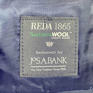 Joseph A. Bank Men’s Italian Wool Suit, Navy, 40 Regular